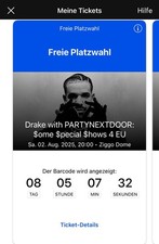 Drake ticket amsterdam gebraucht kaufen  Erkrath