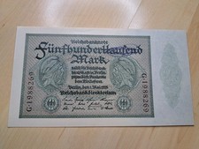 500000 mark reichsbanknote gebraucht kaufen  Nittenau