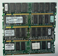 Memória RAM desktop 128MB PC133 168 pinos SDRAM DIMM não ECC sem buffer 3.3v SPD comprar usado  Enviando para Brazil
