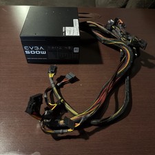 Fonte de alimentação para desktop EVGA 500w W1 80 Plus 100-W1-0500, usado comprar usado Fonte de alimentação para desktop EVGA 500w W1 80 Plus 100-W1-0500, usado comprar usado  Enviando para Brazil