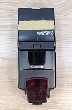 Usado, Câmera flash Canon Speedlite 550EX montagem em sapato para peças/reparo não testada comprar usado  Enviando para Brazil