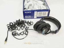 Fones de ouvido monitor profissional Sony MDR-7506 - Adaptador de 3,55 mm e 1/4" comprar usado  Enviando para Brazil