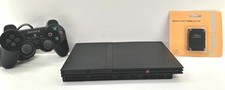 Console Sony PS2 Slim - Preto - Controle Dualshock 2 - Cartão de memória 128 MB, usado comprar usado  Enviando para Brazil