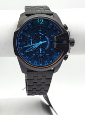 Diesel DZ4566 relógio masculino Baby Chief cronógrafo cristal iridescente preto, usado comprar usado  Enviando para Brazil