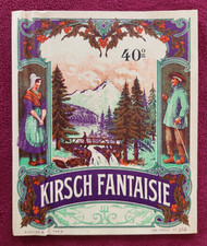 Etiquette kirsch vintage d'occasion  Dinan
