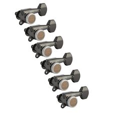 Usado, Afinadores de guitarra Gotoh Magnum Lock-Trad 6 em linha, preto cosmo comprar usado  Enviando para Brazil