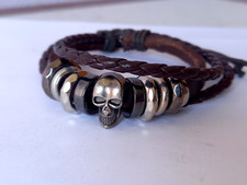 Bracelet cuir mixte d'occasion  Porcelette