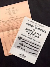 Catalogue armes blanches d'occasion  Maintenon