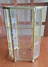 Octagon brass glass for sale  Skaneateles