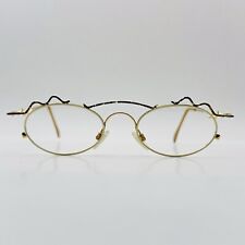 Óculos MCS Feminino Oval Branco Colorido Dourado Gp Crazy Fancy Vintage Anos 80 Novo comprar usado  Enviando para Brazil