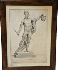 Incisione neoclassica raffigur usato  Roma