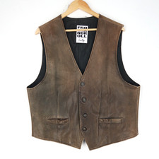 Vintage brown leather for sale  HULL