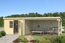 Gartenhaus blockhaus pultdach gebraucht kaufen  Nienburg