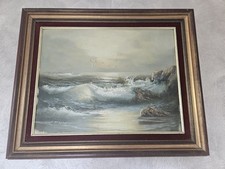 Huile toile marine d'occasion  Saint-Genis-Pouilly