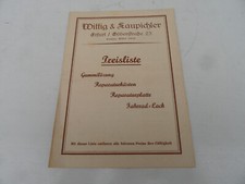 Alte riginale preisliste gebraucht kaufen  Pirna, Dohma, Struppen