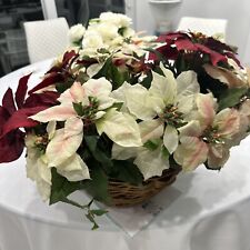 Christmas poinsettia faux for sale  Miami