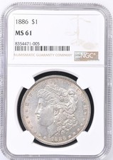 1886 morgan silver for sale  Palm Harbor