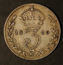 Threepence 1911 1936 for sale  SIDMOUTH
