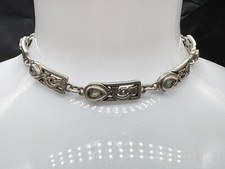 Usado, CONJUNTO DE PULSEIRA DE VIDRO VINTAGE PRATA MACIÇA CELTA PAINEL ESCOCÊS CONJUNTO DE PEDRAS PRECIOSAS comprar usado  Enviando para Brazil