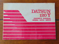 Datsun 120y owners for sale  CHORLEY