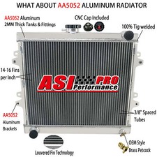 Radiador de alumínio para 1984-1995 1994 Toyota Pickup 4Runner SR5 DLX 2.4L l4 CC945 comprar usado  Enviando para Brazil