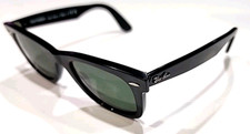 Óculos de sol Ray Ban RB2140 1358/31 preto verde Wayfarer 50-22 150 Itália LEIA comprar usado  Enviando para Brazil