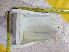 Distressed white wooden for sale  Decatur