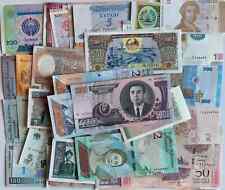 Lot de 100 billets de banque de collection du Monde entier tous différents na sprzedaż  Wysyłka do Poland