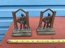 Par vintage de suportes de livros Sir Galahad bronze sólido Cavaleiros da Mesa Redonda sem reserva comprar usado  Enviando para Brazil