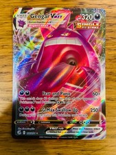QUASE PERFEITO! Gengar VMAX (157/264) Fusion Strike Full Art cartão Pokemon ultra raro!, usado comprar usado  Enviando para Brazil