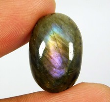Pedra preciosa cabochão labradorita amarelo natural multifogo espectro leve 17,20 quilates comprar usado  Enviando para Brazil