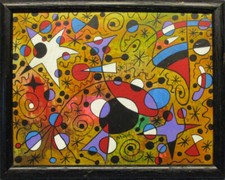 Joan miro painting d'occasion  Expédié en Belgium