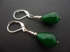 Pair dangly jade for sale  WARRINGTON