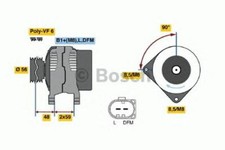 Bosch reman alternator for sale  SHEFFIELD