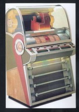 SEEBURG SL 200 1956 JUKEBOX MÁQUINA DE MÚSICA CARTÃO POSTAL PUBLICIDADE CÓPIA comprar usado  Enviando para Brazil