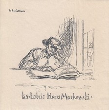 Exlibris bookplate lithographi gebraucht kaufen  Gengenbach