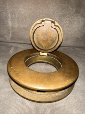 Antiga vigia náutica bronze bronze coberta furo de drenagem barco navio 5 libras comprar usado  Enviando para Brazil