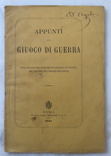 Antico libro militaria usato  Roma