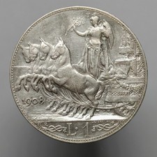 Lira 1908 quadriga usato  Villaricca
