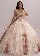 Rose gold quinceanera for sale  Warrenville