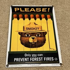 Smokey bear metal for sale  Park Valley