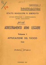 Addestramento armi leggiere usato  Italia