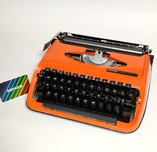 Máquina de escribir Brother Young Elite vintage retro antigua naranja hecha en Japón segunda mano  Embacar hacia Mexico