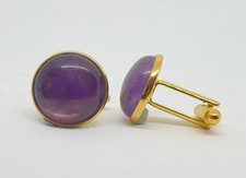 amethyst cufflinks for sale  ELLESMERE PORT