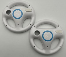 2 x volantes brancos oficiais Nintendo Wii para Mario Kart - Funcionamento testado comprar usado  Enviando para Brazil