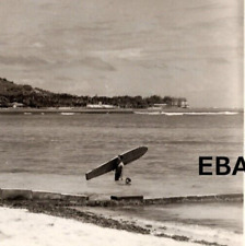 De Colección Nueva Foto Hawaii Longboard Surfista Cabeza de Diamante Personas Playa Palmera BW segunda mano  Embacar hacia Argentina