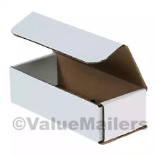 100 - 7 x 4 x 2 caixas de embalagem de correio de papelão ondulado branco comprar usado  Enviando para Brazil