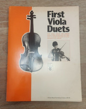 First Viola Duets:  Folk Songs, Dances, And  Classical Pieces 1977 comprar usado  Enviando para Brazil
