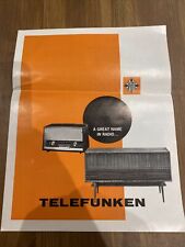 Telefunken radio advertising for sale  STEVENAGE