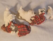 Resin figurines westies d'occasion  Expédié en Belgium